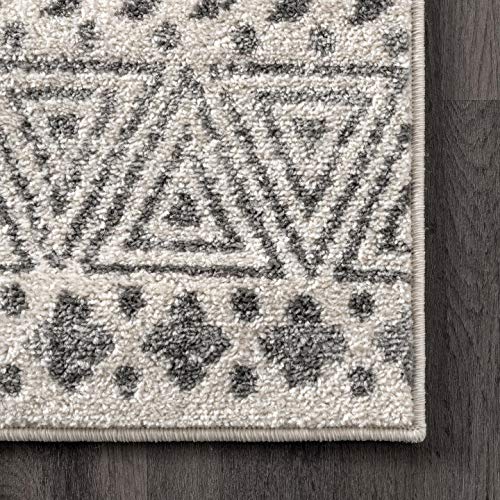 nuLOOM Camila Diamond Trellis Area Rug, 9' x 12', Off-white