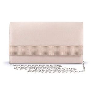 mulian lily m052 satin rhinestones evening bags party bridal clutch purse for women prom clutch champagne