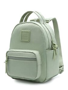 hotstyle ettasa mini backpack, cute for women & teen girls, sage green