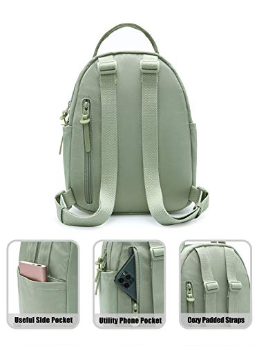 HotStyle ETTASA Mini Backpack, Cute for Women & Teen Girls, Sage Green