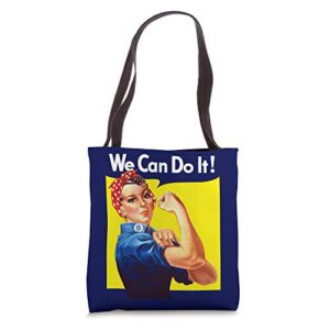 Rosie The Riveter - We Can Do It Tote Bag