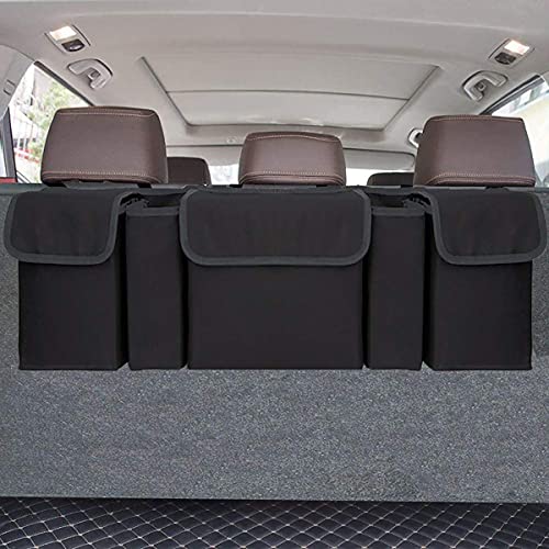 AOPHY Car Trunk Organizer, Backseat Hanging Organizer with 5 Super Large Storage Pockets -Car Seat Organizer for SUV,Truck,Space Saving Expert