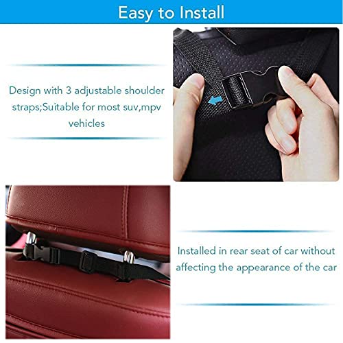 AOPHY Car Trunk Organizer, Backseat Hanging Organizer with 5 Super Large Storage Pockets -Car Seat Organizer for SUV,Truck,Space Saving Expert