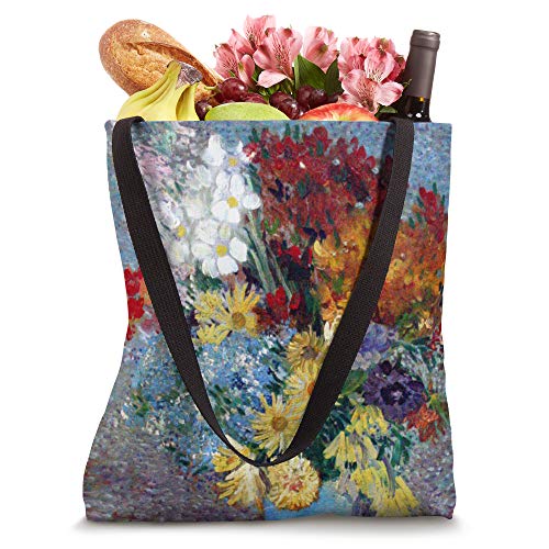 Vincent van Gogh | Flowers in a Blue Vase Tote Bag