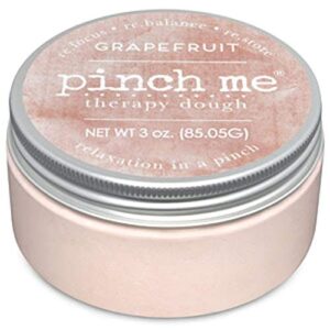 pinch me therapy dough – holistic aromatherapy stress relieving putty – 3 ounce grapefruit scent
