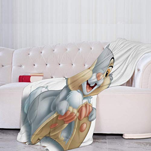 GACOZ-Bambi's Thumper Holding-The Flannel Blanket Soft Warm Lightweight Cozy Bed Blanket Couch Sofa Throw Blanket 80×60inch