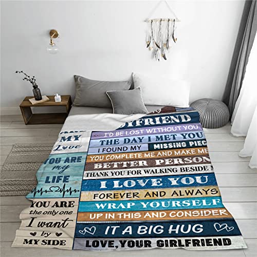 FAIVHSO Birthday Gifts for Boyfriends to My Boyfriend Blanket Gifts for Boyfriend Romantic Gifts for Him You Best Anniversary from Girlfriend I Love Throw Blankets for Bed Sofa 50X60in