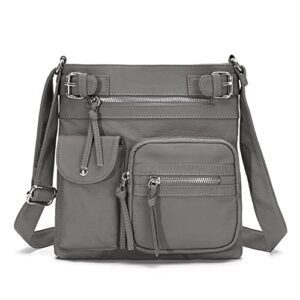yohora women’s leather shoulder bag retro hobo crossbody purse large capacity casual tote satchel for work