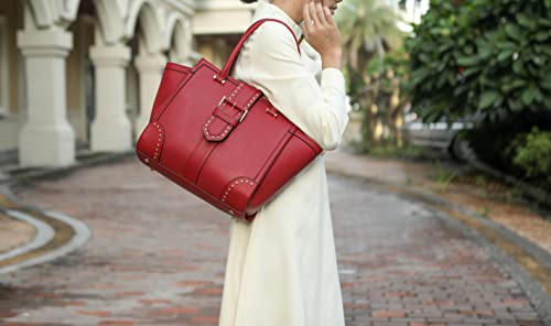 MKF Collection Satchel Crossbody Bag for Women-Handbag Purse -ShoulderbagTop-Handle Satchel Black