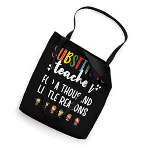 A Thousand Little Reasons | Teaching Sub Substitute Teacher Tote Bag