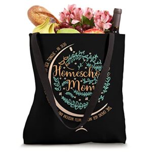 PR 31:26 Christian Homeschool Mom Tote Bag