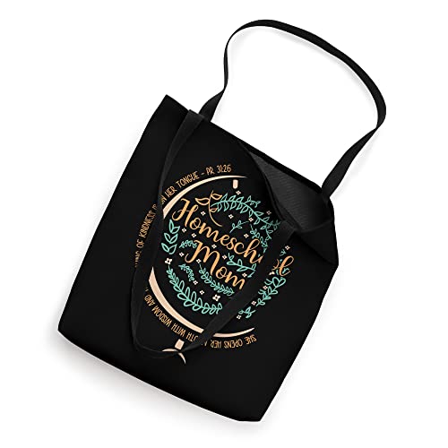 PR 31:26 Christian Homeschool Mom Tote Bag