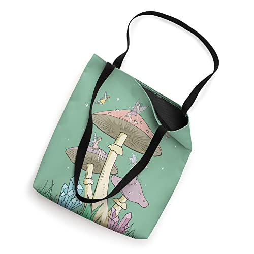 Fairycore Aesthetic Fairy Core Grunge Mushroom Fairies Tote Bag