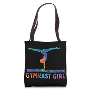 acrobatic sport gymnast girls women gymnastics gymnast tote bag