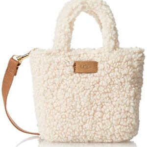 UGG womens Maribel Mini Sherpa Cross Body Bag, Natural, One Size US