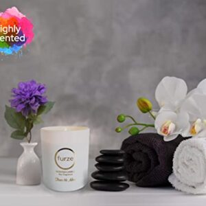 Stress No More | Premium Quality Scented Candle | Highly Scented with Fascinating Lilac Fragrance | 12.3oz 100% Natural Soy Wax | 50H Long Burning Time | Scented Candles Gifts for Women & Men