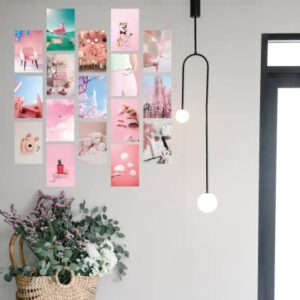 Pink Wall Collage Kit, Bedroom Wall Decor, Photo Collage Kit for Wall Aesthetic, Wall Collage Kit Aesthetic Pictures, Wall Decor Aesthetic, Pink Wall Decor, Wall Collage Kit, 4x6 inch