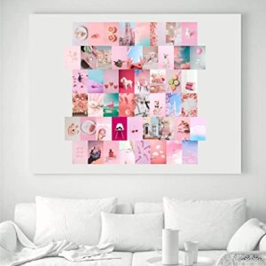 Pink Wall Collage Kit, Bedroom Wall Decor, Photo Collage Kit for Wall Aesthetic, Wall Collage Kit Aesthetic Pictures, Wall Decor Aesthetic, Pink Wall Decor, Wall Collage Kit, 4x6 inch