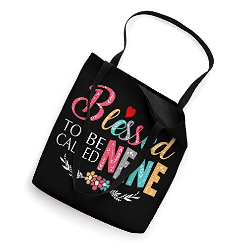 Blessed to be called Nene Colorful Grandma Gift Tote Bag