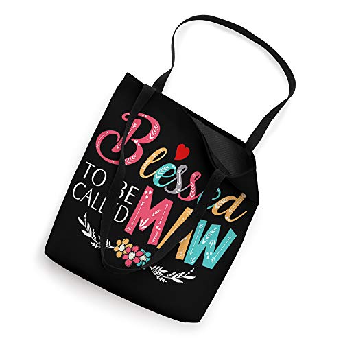 Blessed to be called Maw Colorful-Grandma Gift Tote Bag