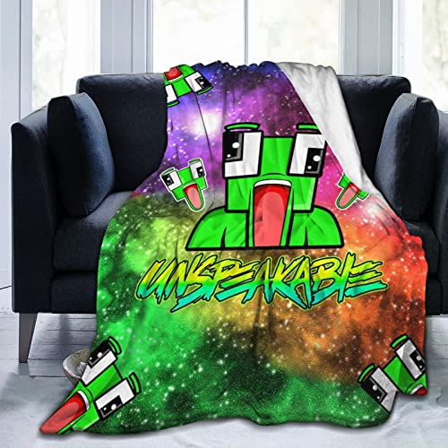 Cartoon Blanket Super Soft Flannel Throw Blanket Cozy Warm Plush Fleece Blanket for Sofa Bed Living Room Color-B 50"X40"