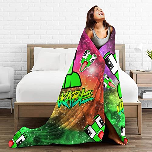 Cartoon Blanket Super Soft Flannel Throw Blanket Cozy Warm Plush Fleece Blanket for Sofa Bed Living Room Color-B 50"X40"