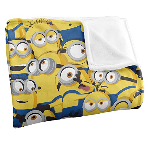 Minions Blanket, 36"x58", Minion Group Silky Touch Super Soft Throw Blanket