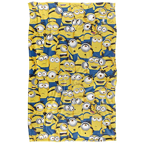 Minions Blanket, 36"x58", Minion Group Silky Touch Super Soft Throw Blanket