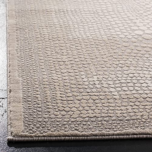 Safavieh Meadow Collection 2'7" x 4' IvoryGrey MDW333A Modern Abstract Non-Shedding Entryway Living Room Foyer Bedroom Kitchen Accent Rug