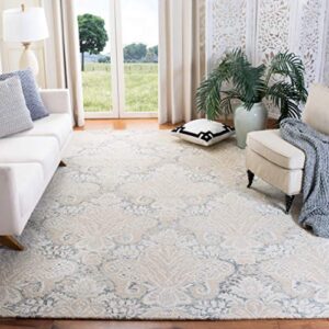 safavieh micro-loop collection 10′ x 14′ charcoalivory mlp539h handmade premium wool living room dining bedroom area rug