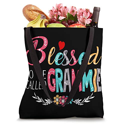 Blessed to be called Grammie Colorful-Grandma design Tote Bag
