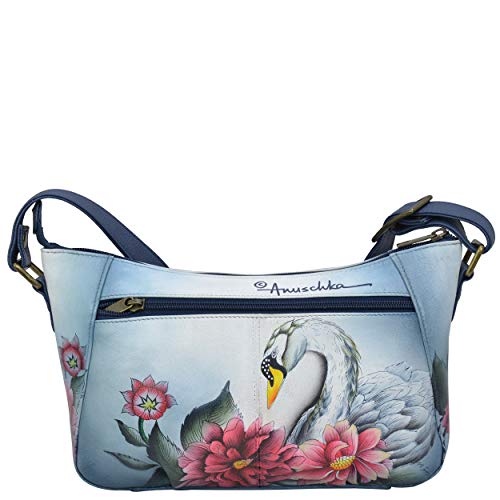 Anuschka Handbags Everyday Shoulder Hobo - 670 Swan Song One Size