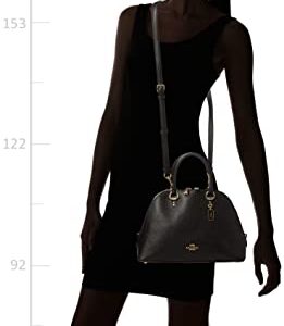 Coach Katy Satchel In Signature Canvas (Black)