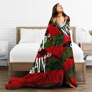 Needlove Ultra Soft Flannel Fleece Blanket Freddy Krueger Never Sleep Again Stylish Bedroom Living 60"x50" Room Sofa Warm Blanket for Adult