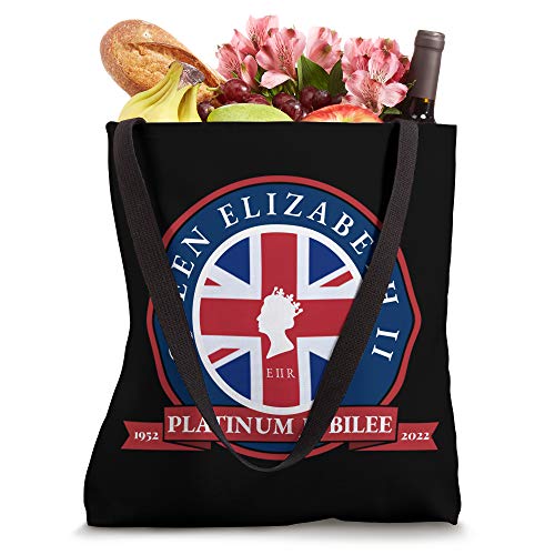 Platinum Jubilee British Monarch Queen Tote Bag