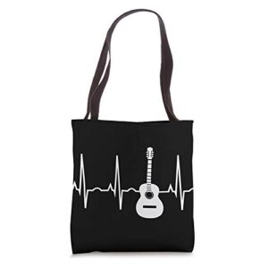 guitar player gift – guitarist music lesson book tote bag