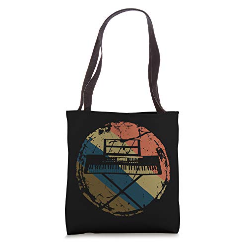 Music Musician Pianist Vintage Keyboard Player Piano Tote Bag