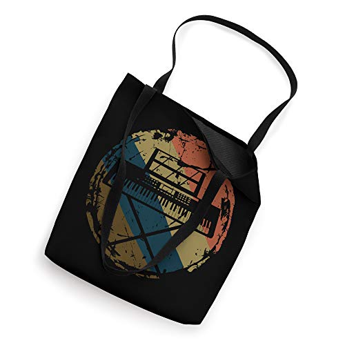 Music Musician Pianist Vintage Keyboard Player Piano Tote Bag