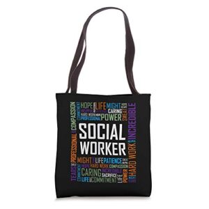 social worker shirt for women and men gift tshirt tote bag