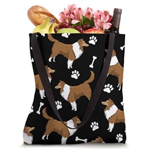 Cute Shetland Sheepdog Sheltie Dog Lover Gift Women Girl Tote Bag
