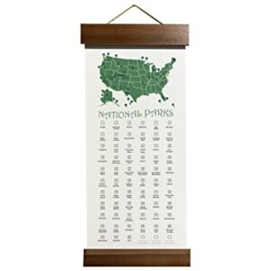 US National Park Checklist Map - 63 National Park Check Off List - National Park Checklist Poster - USA National Parks Gift - National Park Scratch Off (USA)