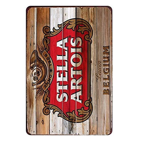 Guyte Metal Sign Retro Style Stella Artoi Beer Bar Den Tin Wall Plaque Gifts Retro Metal Plaque Sign,ustiepihua02-131