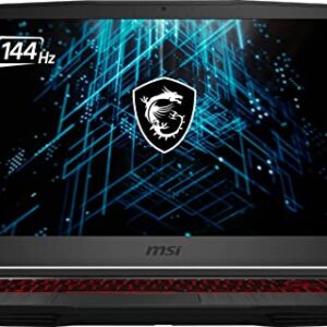 MSI GF65 Thin 10UE Gaming Laptop: 15.6" 144hz IPS-Level Screen, Intel 10th Gen i5-10500H, NVIDIA GeForce RTX3060, 512GB SSD, 8GB Memory, Black