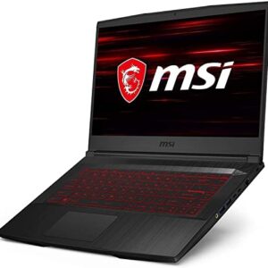 MSI GF65 Thin 10UE Gaming Laptop: 15.6" 144hz IPS-Level Screen, Intel 10th Gen i5-10500H, NVIDIA GeForce RTX3060, 512GB SSD, 8GB Memory, Black