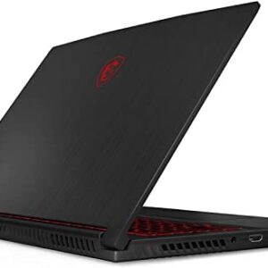 MSI GF65 Thin 10UE Gaming Laptop: 15.6" 144hz IPS-Level Screen, Intel 10th Gen i5-10500H, NVIDIA GeForce RTX3060, 512GB SSD, 8GB Memory, Black