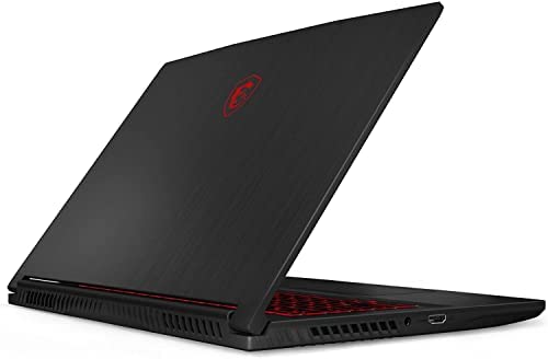 MSI GF65 Thin 10UE Gaming Laptop: 15.6" 144hz IPS-Level Screen, Intel 10th Gen i5-10500H, NVIDIA GeForce RTX3060, 512GB SSD, 8GB Memory, Black