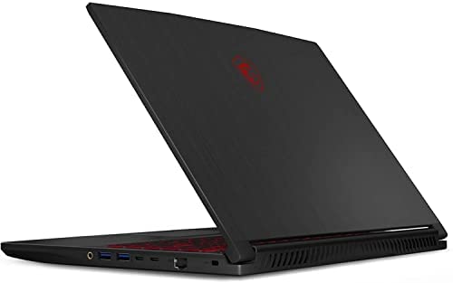 MSI GF65 Thin 10UE Gaming Laptop: 15.6" 144hz IPS-Level Screen, Intel 10th Gen i5-10500H, NVIDIA GeForce RTX3060, 512GB SSD, 8GB Memory, Black