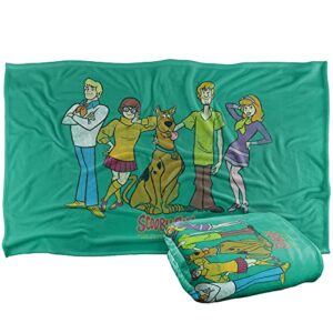 scooby doo scooby and group silky touch super soft throw blanket 36″ x 58″,scooby gang