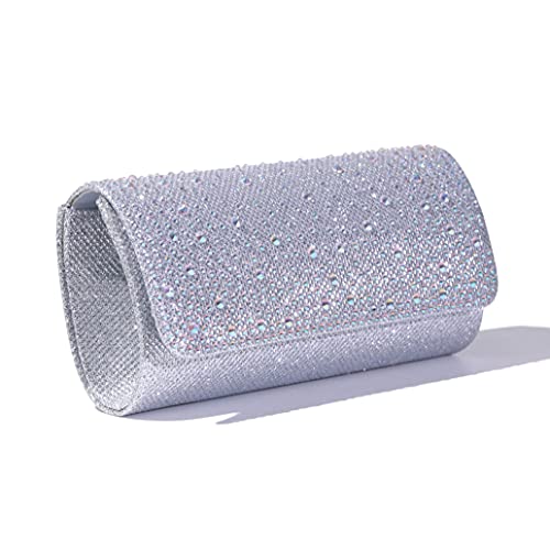 RAPENG Crystal Rhinestone Women Clutch Bag evening handbag Glitter Envelope Evening Purse