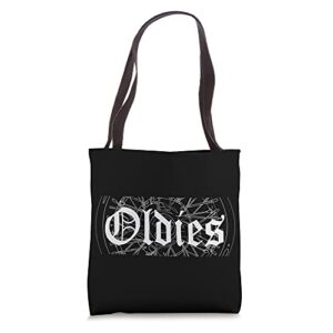 lowrider rim oldies old school cholo chicano tote bag